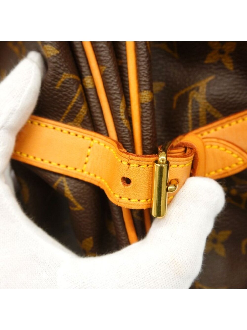 Louis Vuitton Shoulder Bag Monogram Saumur 35 Brown - Picture 7 of 12